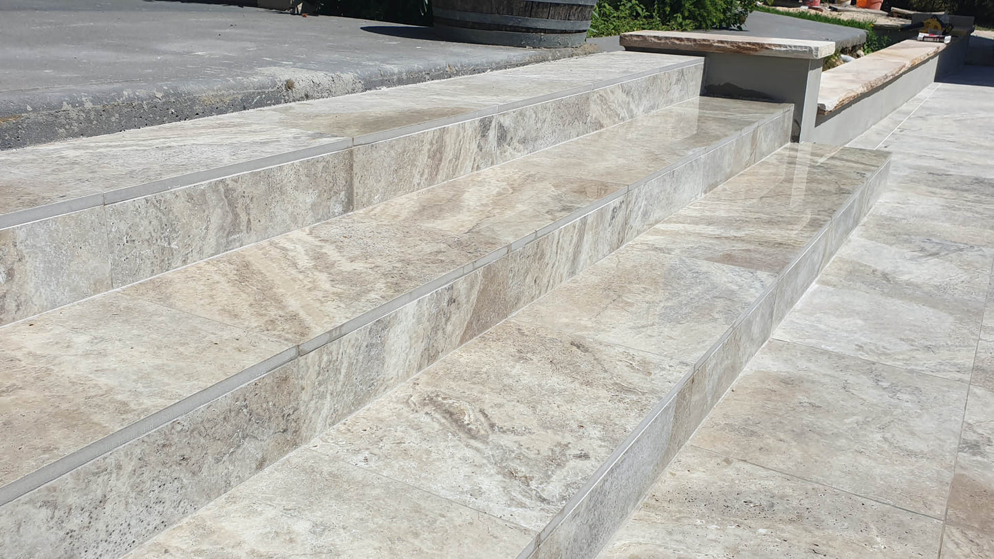 Silver Travertine