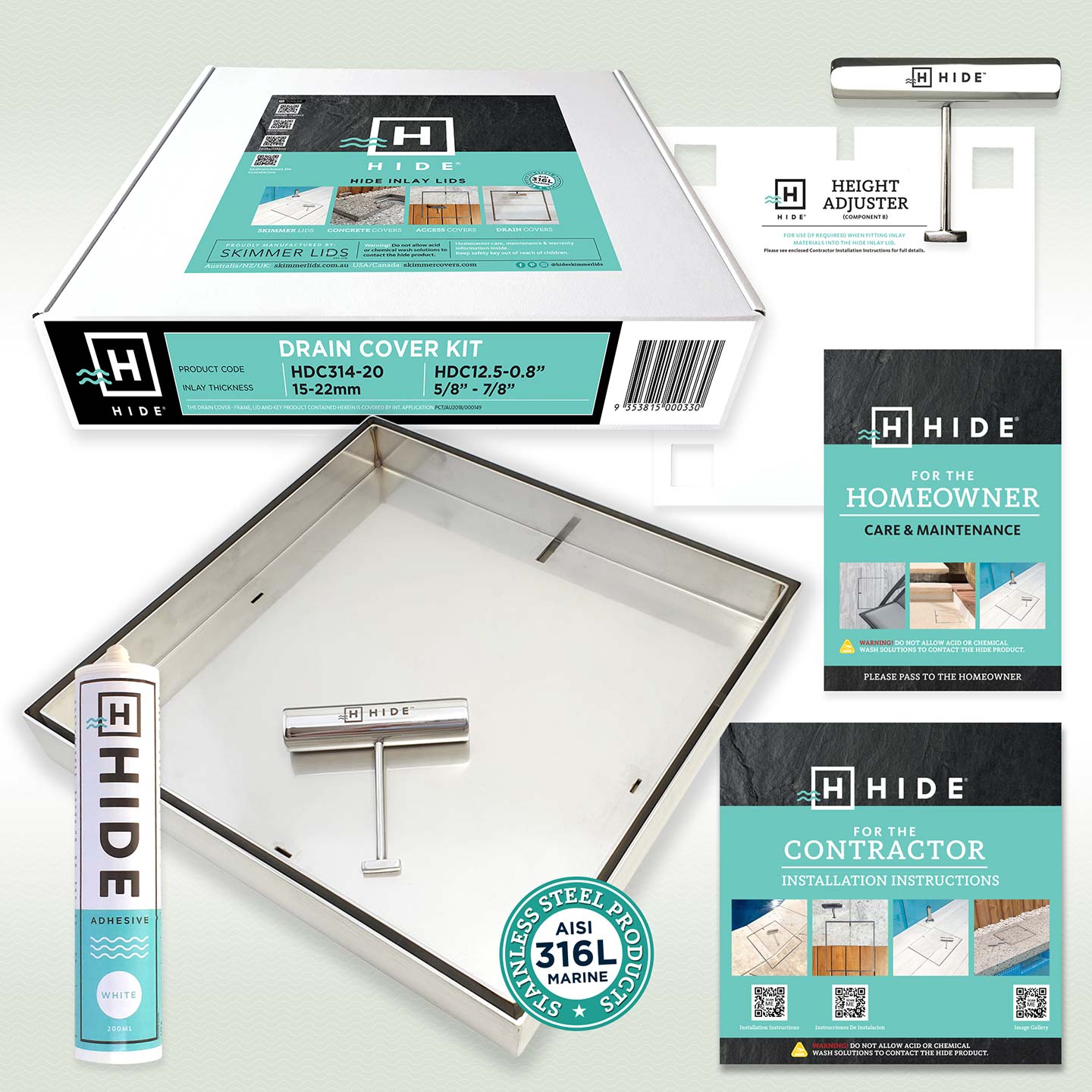 Drain cover kit