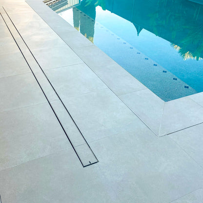 Linear strip drain cover kit